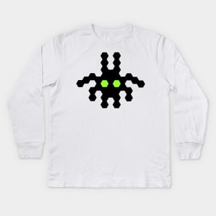 honeycomb alien Kids Long Sleeve T-Shirt